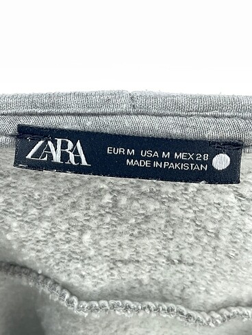 m Beden gri Renk Zara Sweatshirt %70 İndirimli.