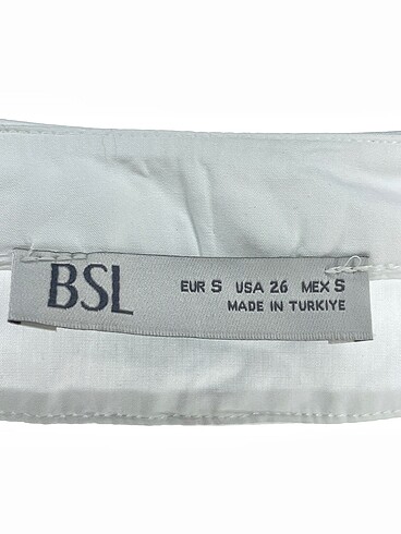s Beden beyaz Renk BSL FASHION Kısa Elbise %70 İndirimli.