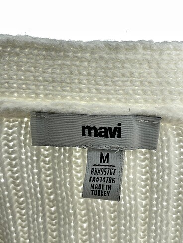 m Beden beyaz Renk Mavi Jeans Hırka %70 İndirimli.