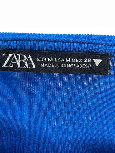 m Beden mavi Renk Zara T-shirt %70 İndirimli.