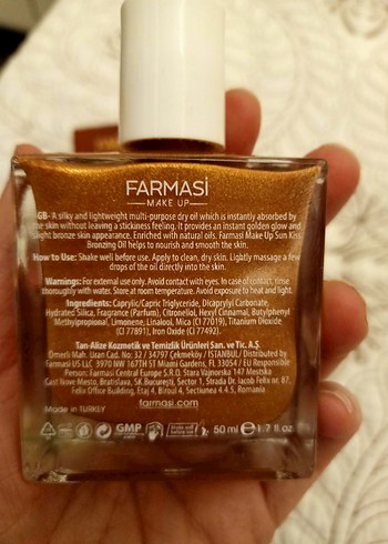 Farmasi ışıltılı Kuru Yağ - Görsel 3