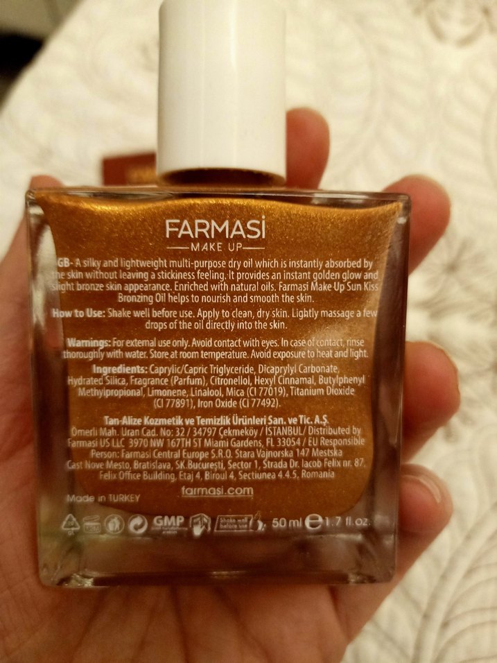 Farmasi ışıltılı Kuru Yağ - Görsel 3