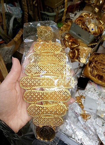 Altın kemer imitasyon yöresel kemer 