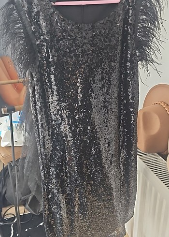 Gri Volanlı Uzun cocuk Elbisesi - Görsel 6