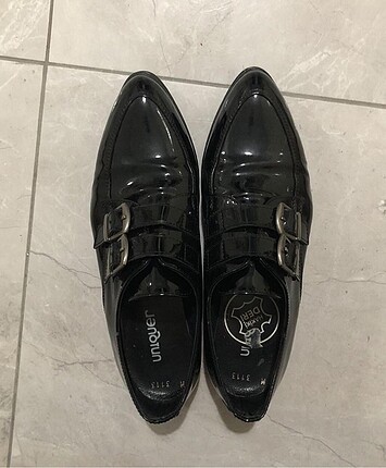 Debenhams Rugan deri sivri burun loafer