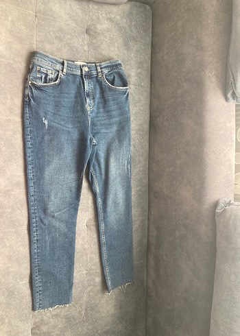İpekyol Kadın Mavi Normal Boy Bol Kesim Denim Jean