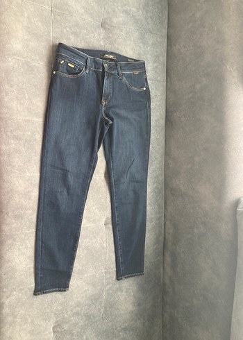 Kadın Lacivert Denim Normal Boy Jean