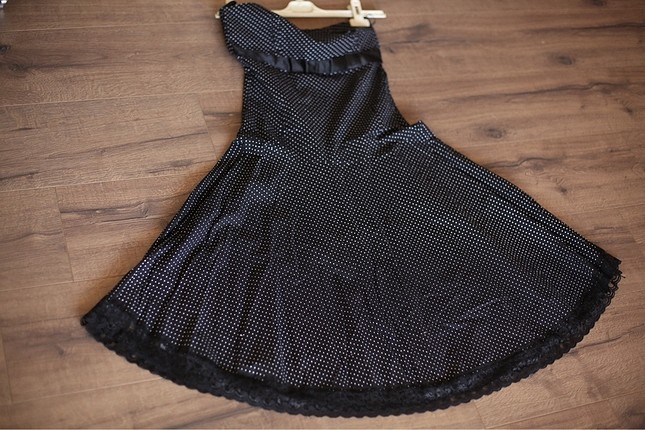 38 Beden siyah Renk Retro Siyah Kiloş Elbise-FİYAT DÜŞTÜ