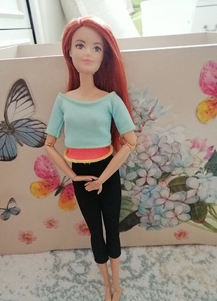 Orjinal barbie sonsuz hareket bebeği 
