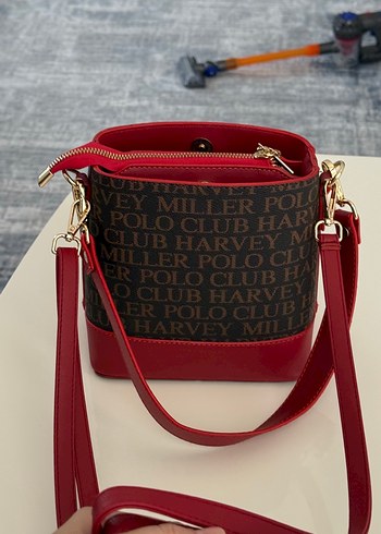 Beverly Hills Polo Club Harvey Miller Polo Club Kırmızı Çanta