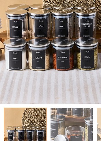 Perotti 12li Baharatlık seti 225 ml