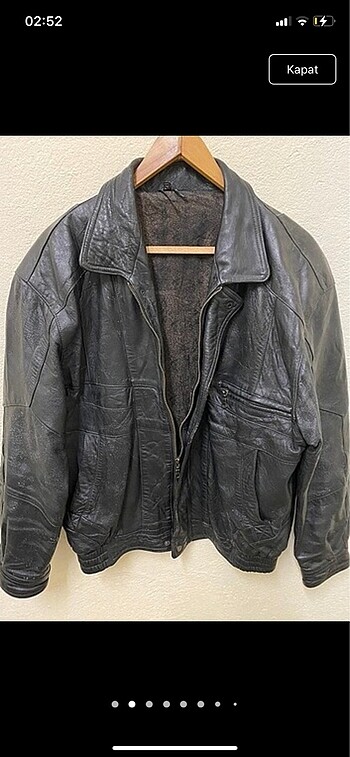 American Vintage deri ceket vintage