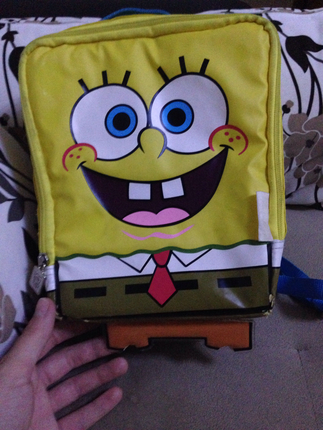 Sponge bob anaokulu cantasi