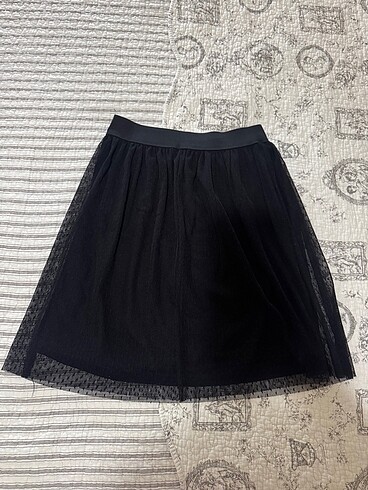 Tül Etek Siyah Kısa 36 - Görsel 2