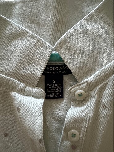 Su Yeşili Polo Yaka U.S Polo T-Shirt S - Görsel 2