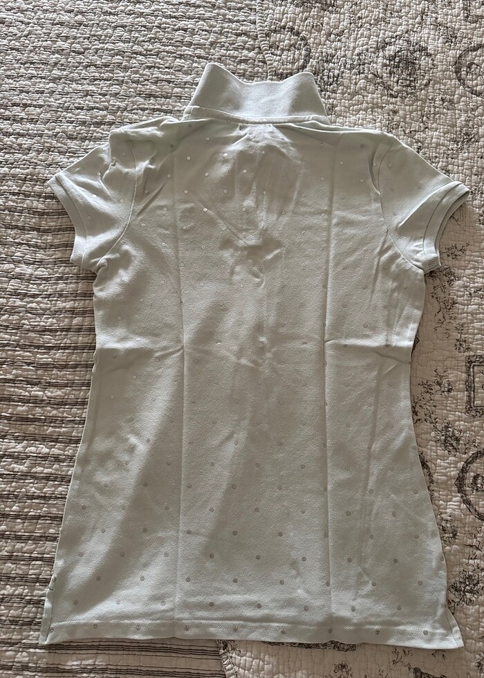 Su Yeşili Polo Yaka U.S Polo T-Shirt S - Görsel 3