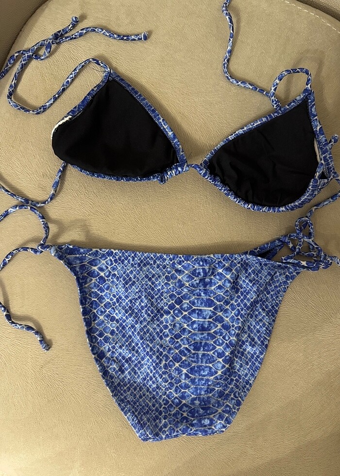 Havuz Desenli Bikini - Görsel 2