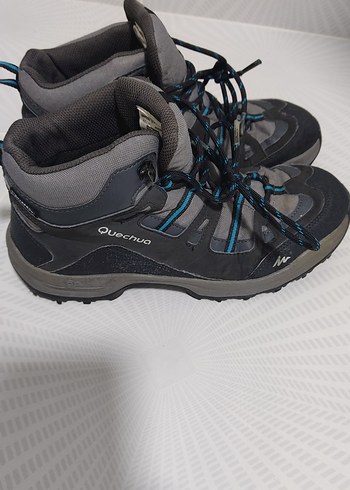 Gri Erkek Decathlon Bağcıklı Botlar - Görsel 5