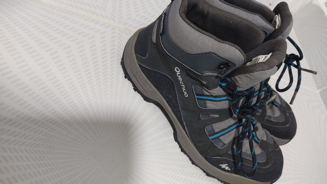 Gri Erkek Decathlon Bağcıklı Botlar - Görsel 2