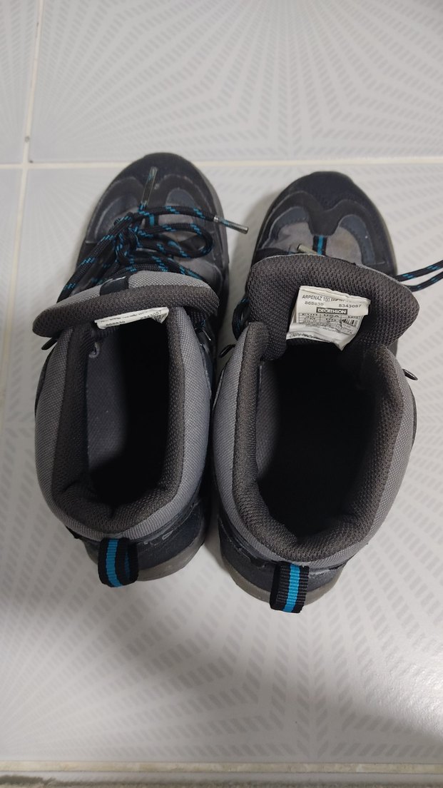 Gri Erkek Decathlon Bağcıklı Botlar - Görsel 4