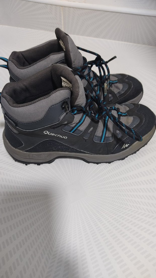 Gri Erkek Decathlon Bağcıklı Botlar - Görsel 5