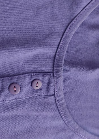m Beden Mor Mini Kadın Kısa Kollu Pijama Takımı