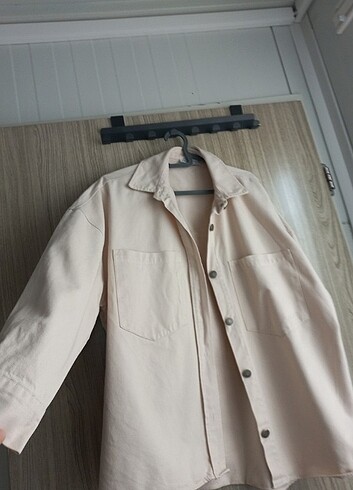 Standart Beden Beden camel Renk Defacto Ekru Oversize Ceket