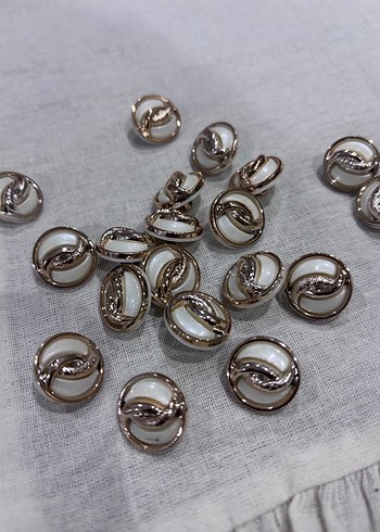 Beyaz düğme - Görsel 3