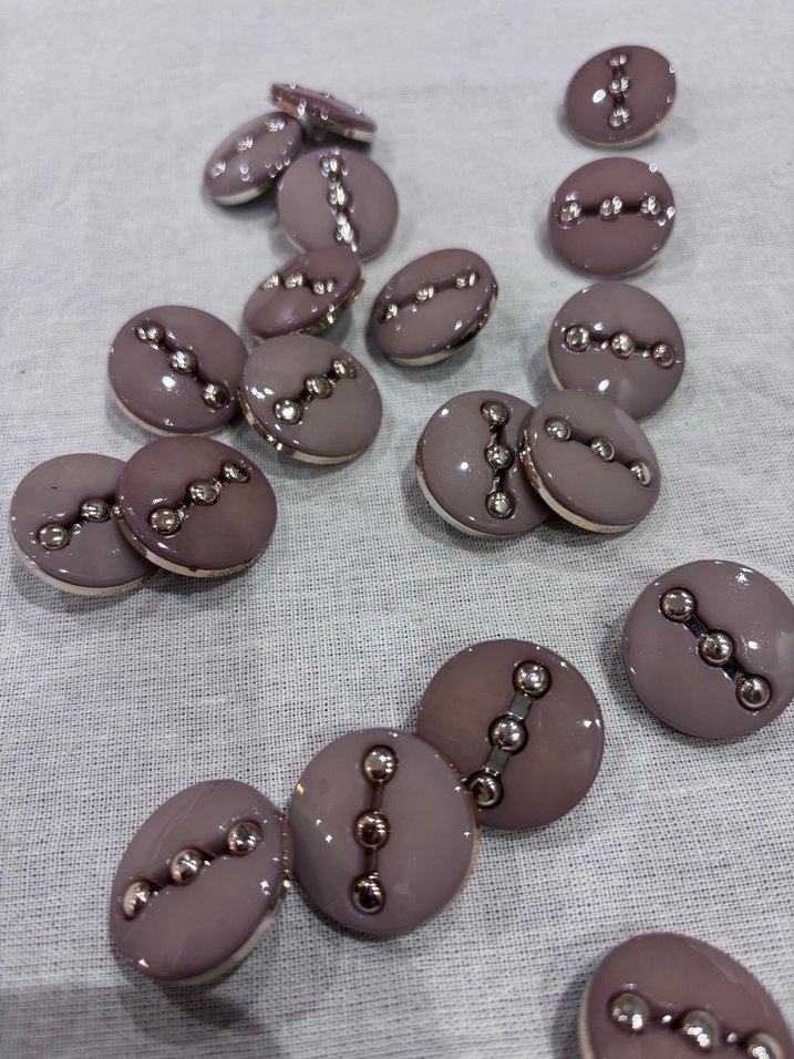 Açık kahve düğme - Görsel 2