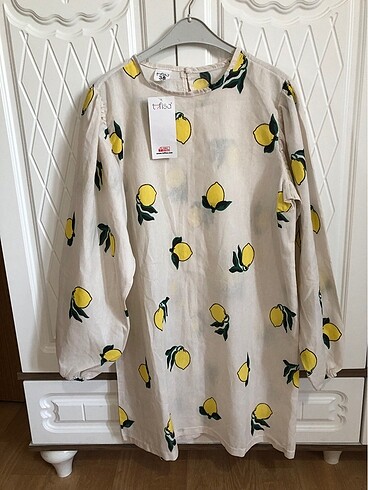 38 Beden beyaz Renk Limonlu tunik
