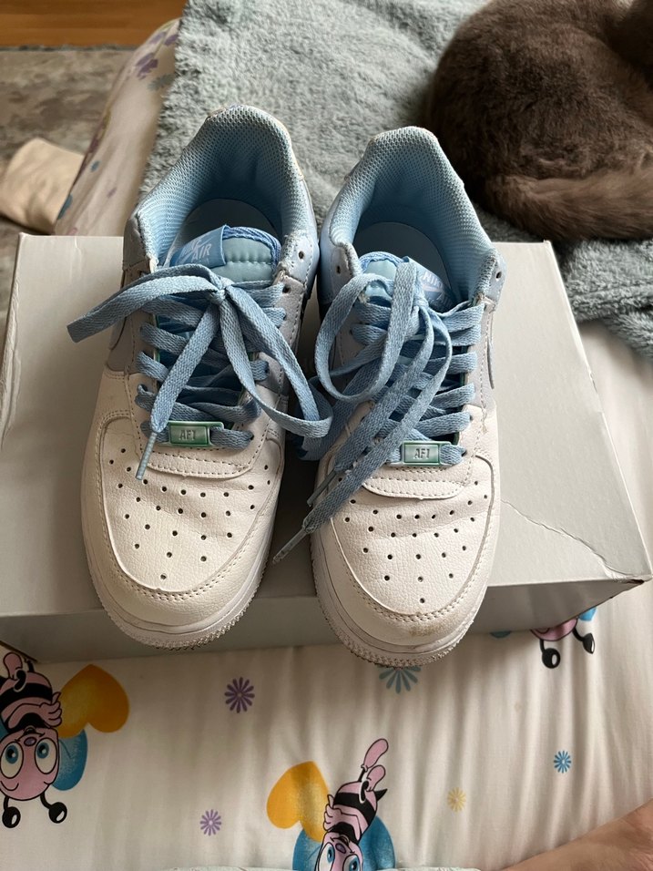 Nike Beyaz Bağcıklı Platform Topuklu Kadın Spor Ayakkabı - Görsel 2