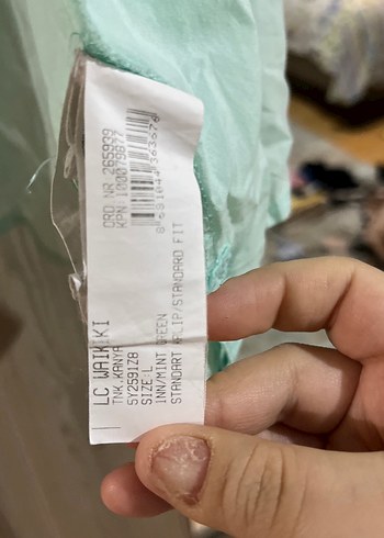 Uzun Kollu Yeşil Keten Gömlek - Görsel 4