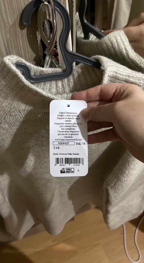 Bej kazak - Görsel 4