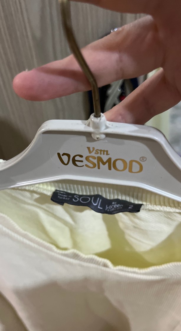 Sarı Basic Keten Sweatshirt - Görsel 4