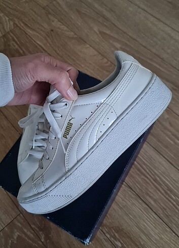 38 Beden beyaz Renk Orijinal puma spor ayakkabısı