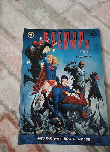  Beden Renk Batman ve süperman iki cilt
