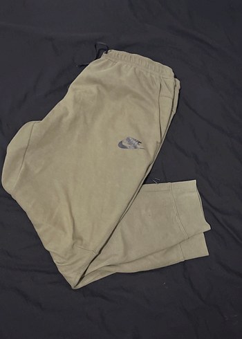 Nike Erkek Bej Süet Rahat Kesim Eşofman - Görsel 2