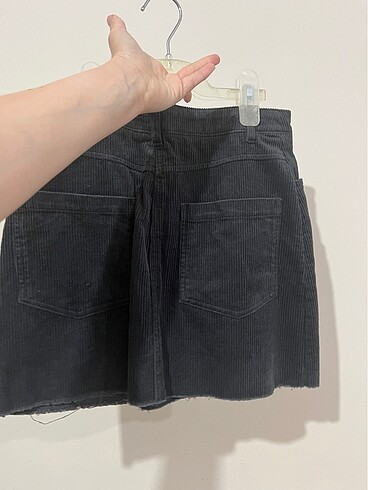 Pull and Bear Kadife mini etek