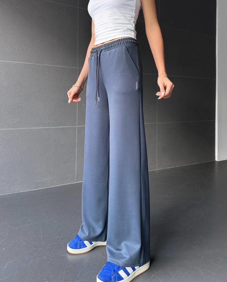 Bej Rahat Kesim Kadın Eşofman Altı - Görsel 2