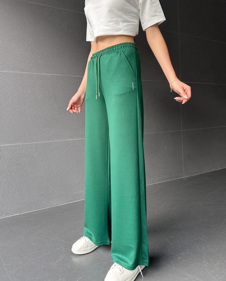 Bej Rahat Kesim Kadın Eşofman Altı - Görsel 4