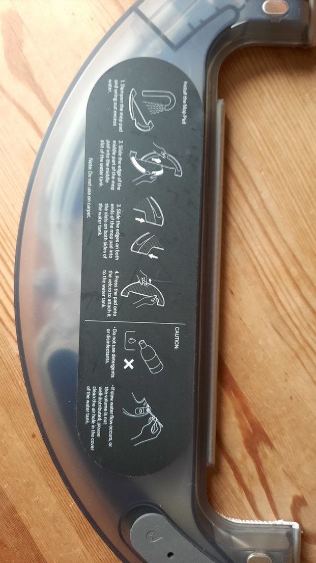 Xiaomi robot Süpürge su Haznesi ve mop - Görsel 3