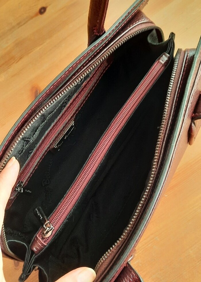 Sıfır tony belluci gerçek deri çanta - Görsel 5