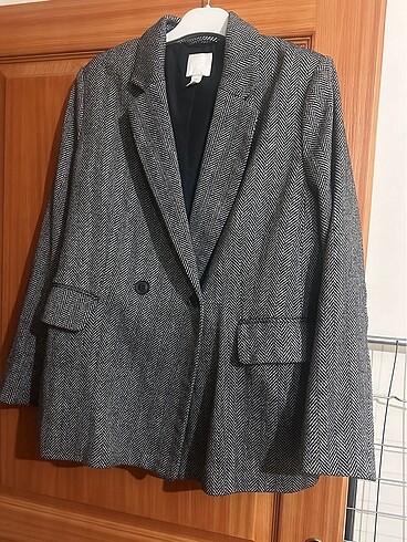 Gri blazer ceket