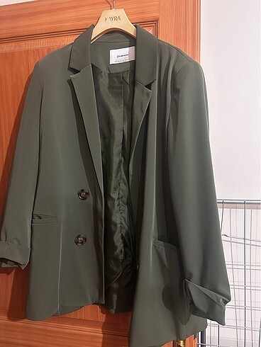 Yeşil blazer ceket