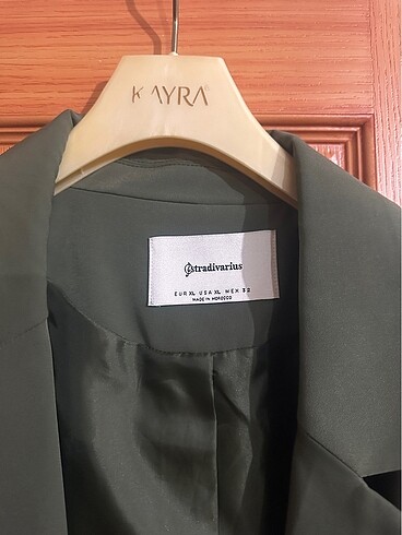 Stradivarius Yeşil blazer ceket