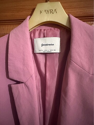 Stradivarius Stradivarius pembe blazer ceket
