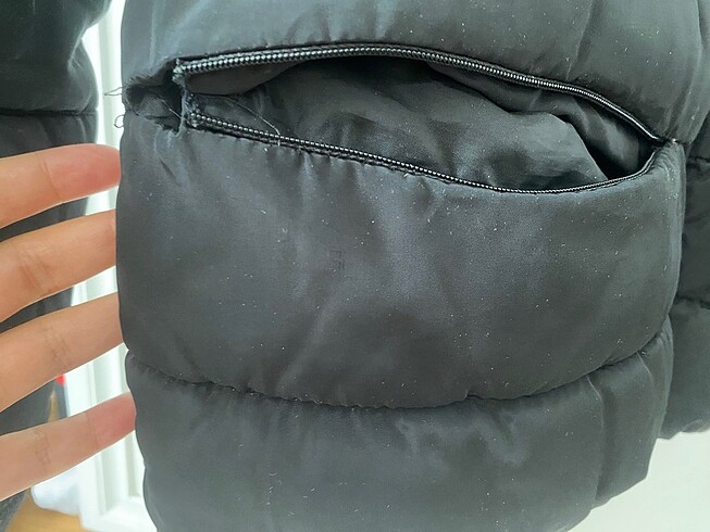 l Beden siyah Renk Zara mont