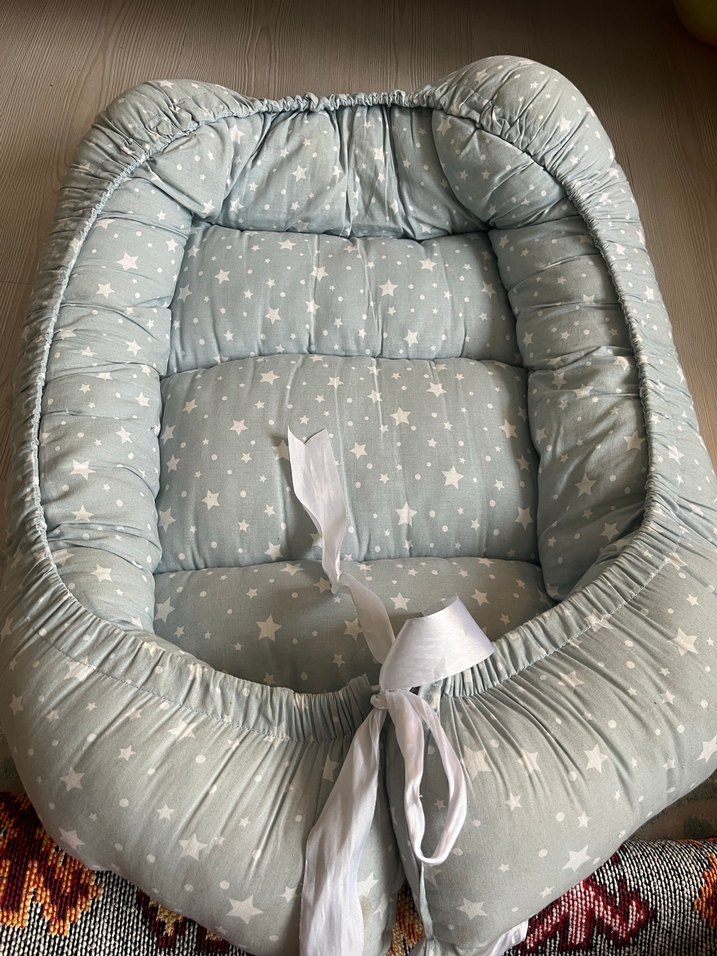 Gri Baby Nest Bebek Uyku Yatağı - Görsel 2
