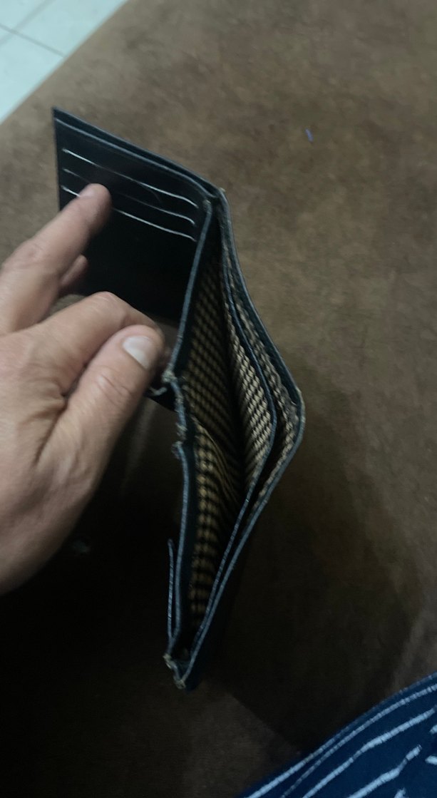 Siyah Minimalist Erkek Cüzdan - Görsel 5