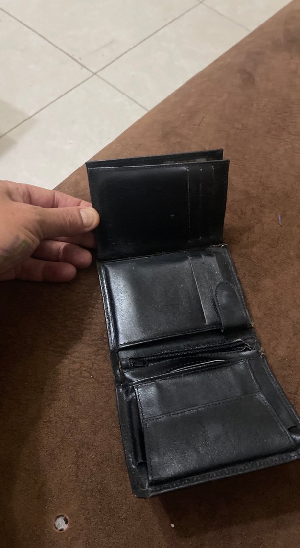 Siyah Minimalist Erkek Cüzdan - Görsel 4